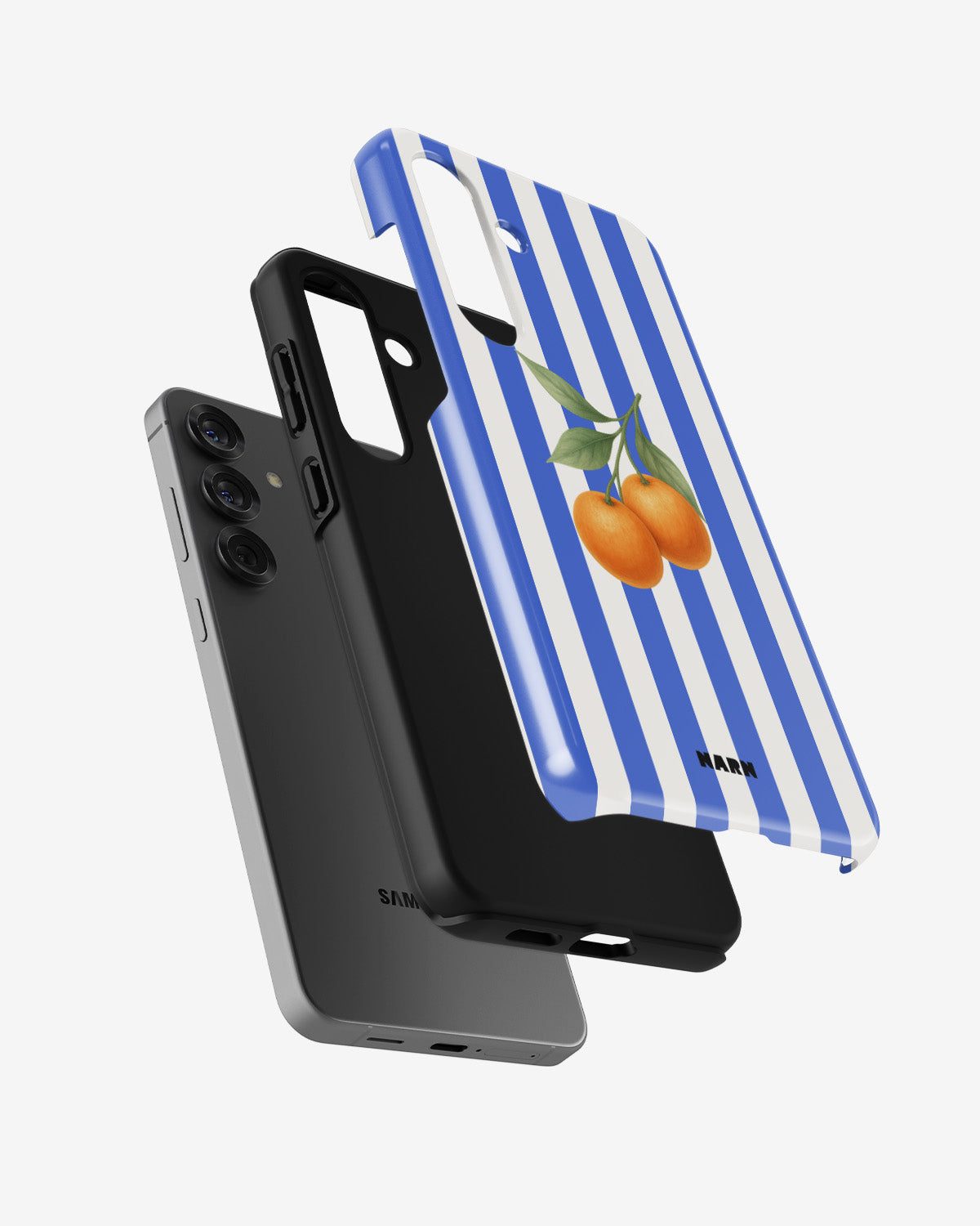 Samsung Galaxy A56 Tough Case – Orange Stripes - View 2