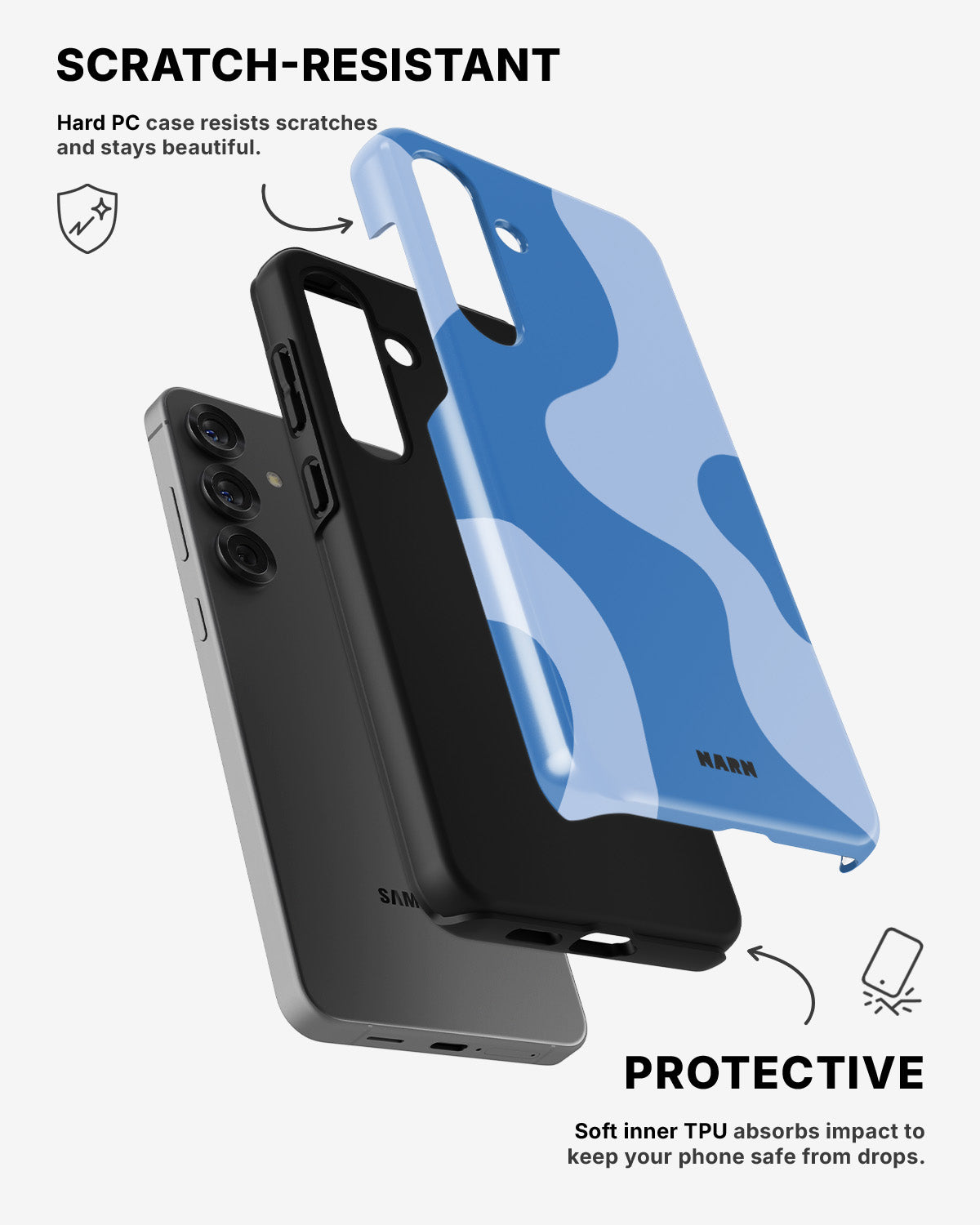 Samsung Galaxy A56 Tough Case – Calm Tide - View 2
