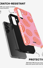Samsung Galaxy A56 Tough Case – Candy Swirl - View 2