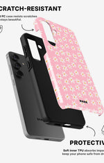 Samsung Galaxy A56 Tough Case – Pink Daisy - View 2