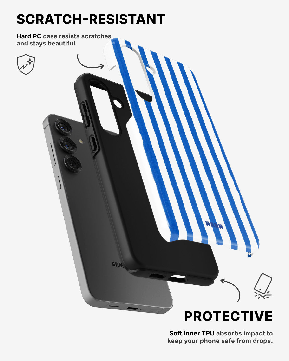 Samsung Galaxy A56 Tough Case – Linen - View 2