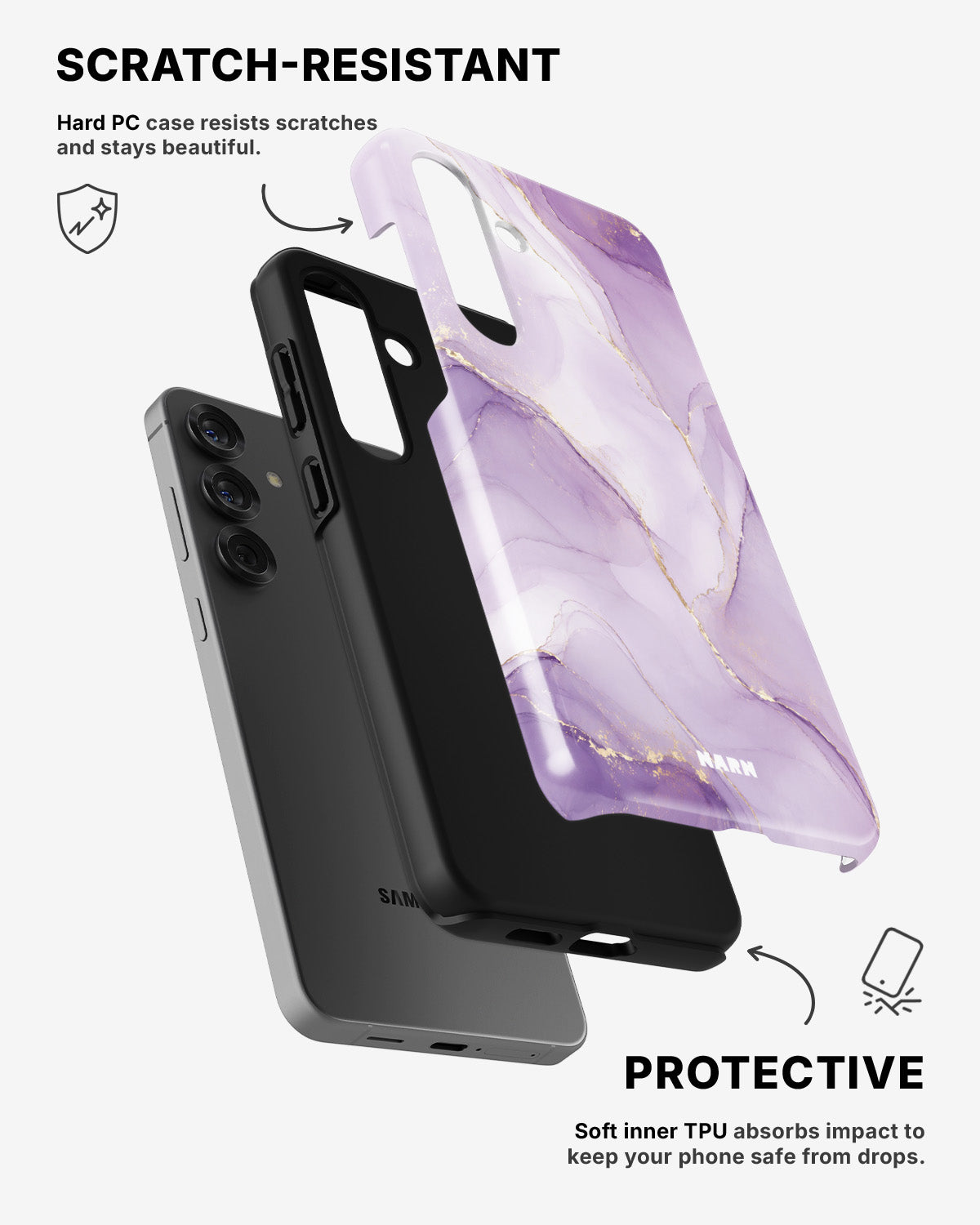 Samsung Galaxy A56 Tough Case – Lilac - View 2