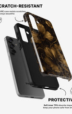 Samsung Galaxy A56 Tough Case – Bloom Noir - View 2