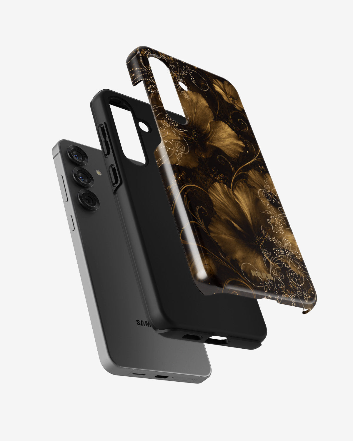 Samsung Galaxy A56 Tough Case – Bloom Noir - View 2