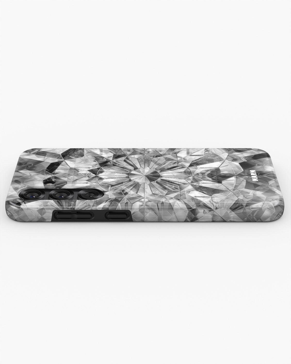 Samsung Galaxy A56 Tough Case – Grey Crystals - View 3