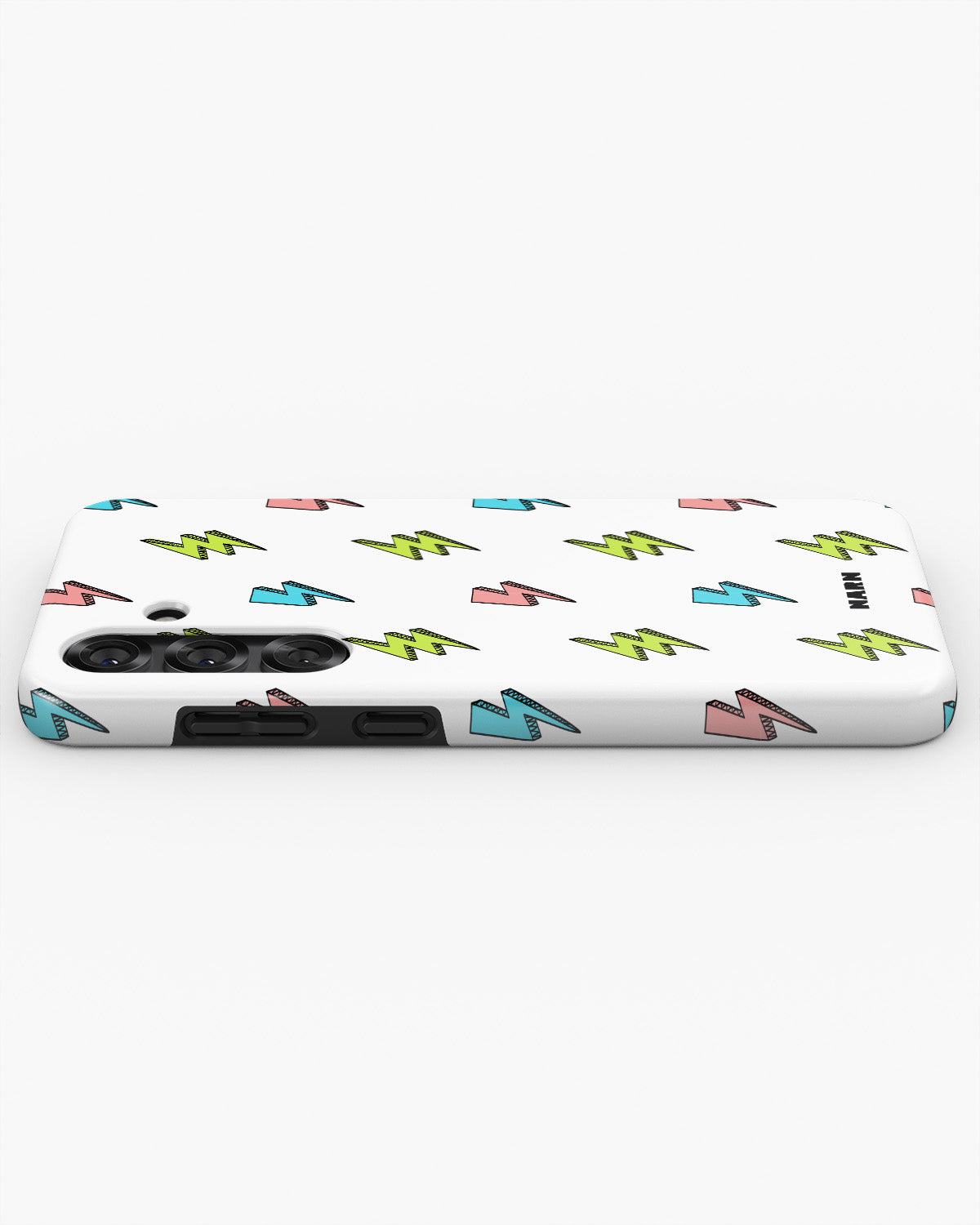 Samsung Galaxy A56 Tough Case – Lightning Bolts - View 3