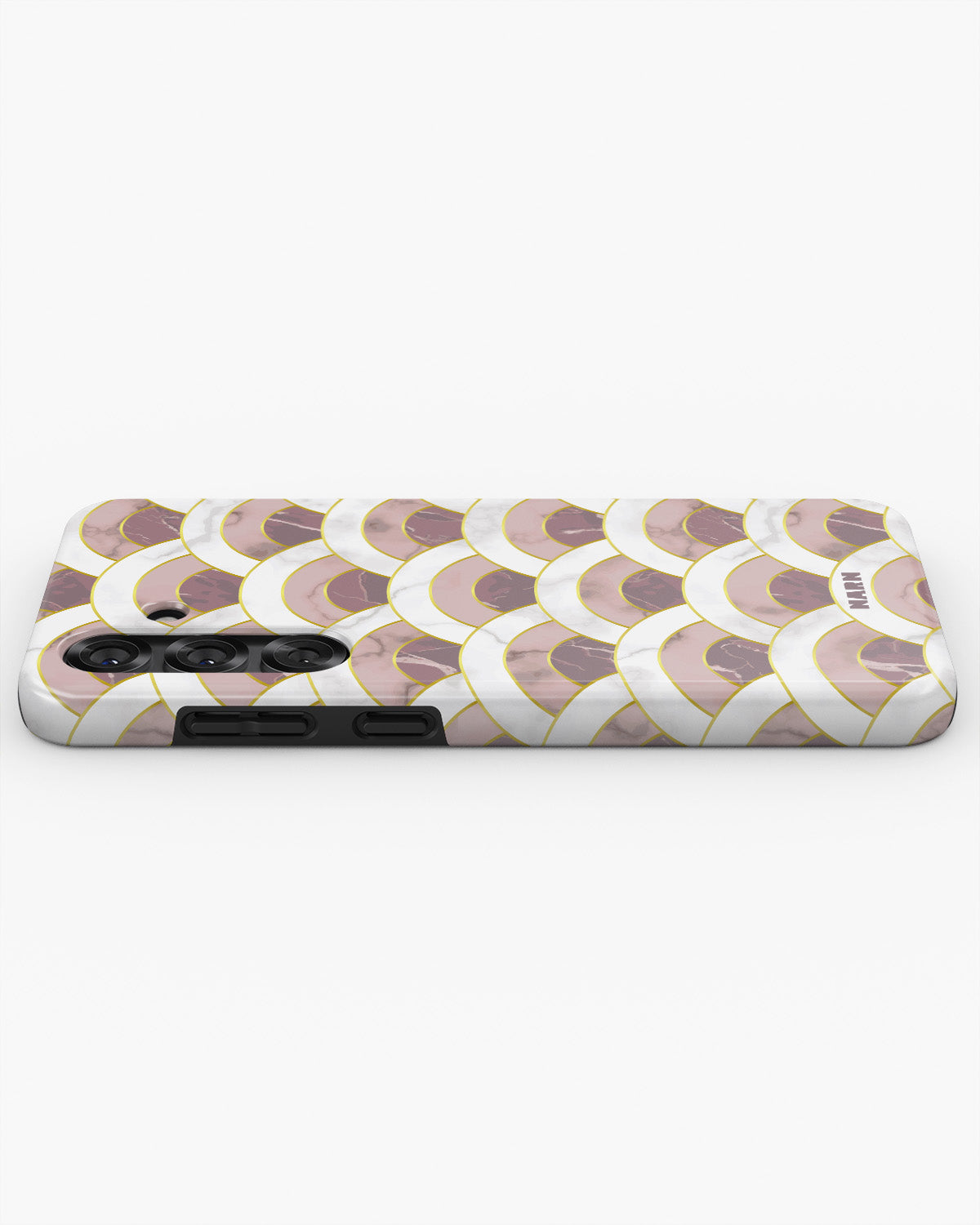 Samsung Galaxy A56 Tough Case – Pink Marble Waves - View 3