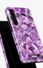 Samsung Galaxy A56 Tough Case – Lavender Crystals - View 4