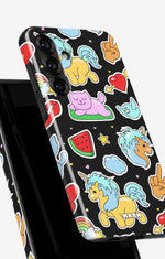 Samsung Galaxy A56 Tough Case – Cute Stickers - View 4