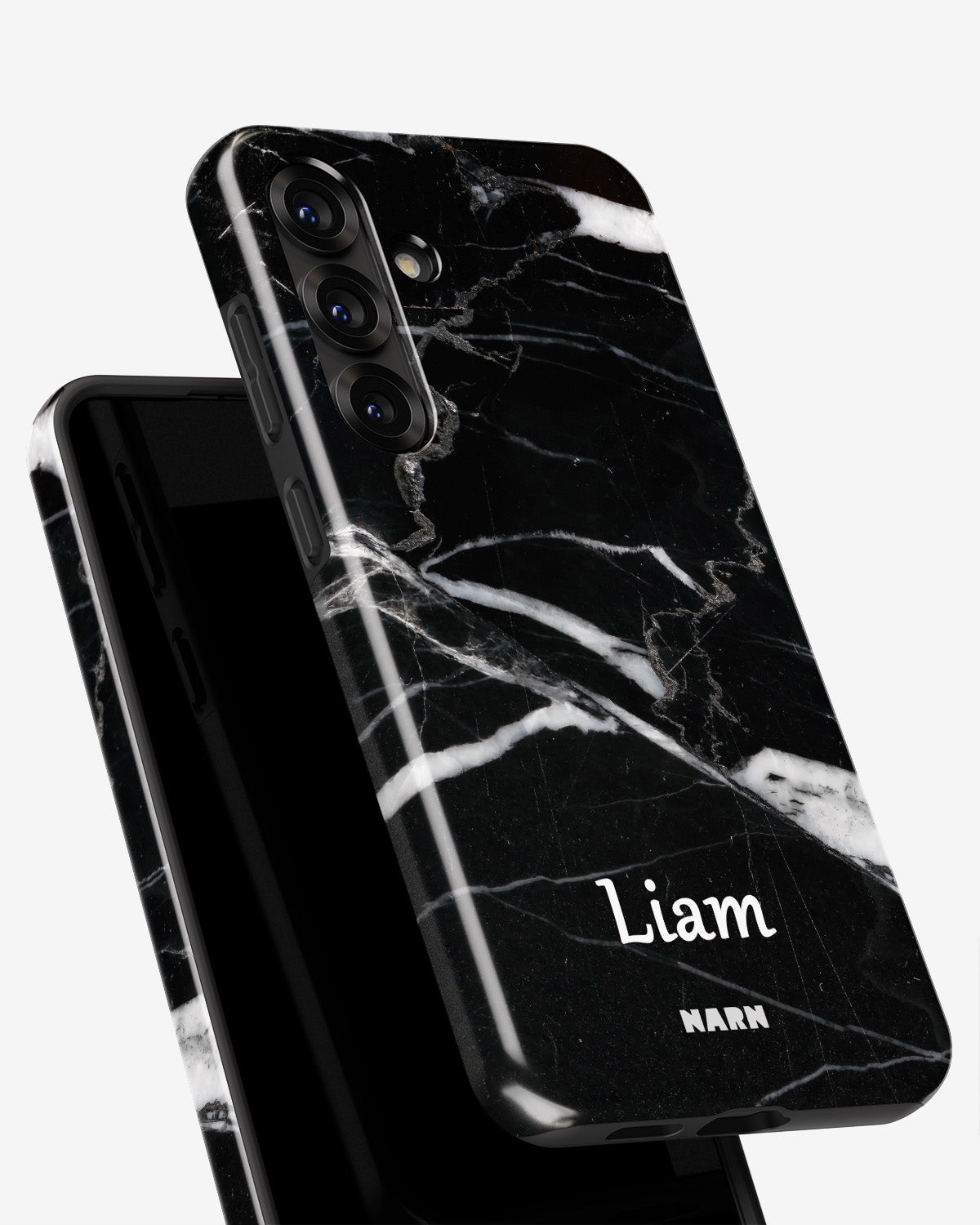 Samsung Galaxy A56 Tough Case – Custom - Black Marble - View 4