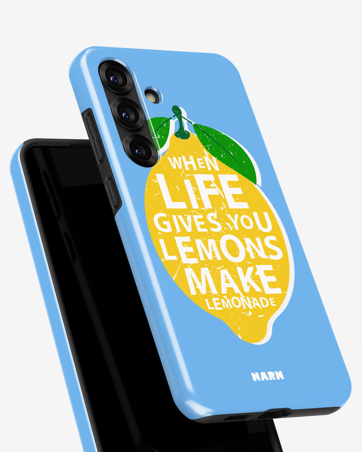 Samsung Galaxy A56 Tough Case – Lemon Quote - View 4