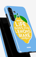 Samsung Galaxy A56 Tough Case – Lemon Quote - View 4