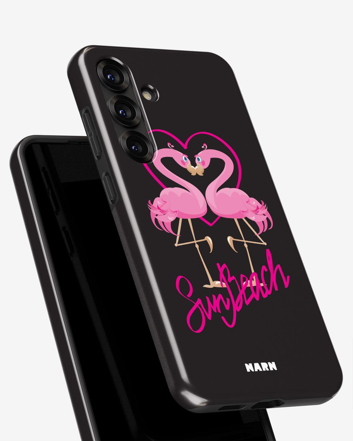 Samsung Galaxy A56 Tough Case – Beach Flamingo - View 4