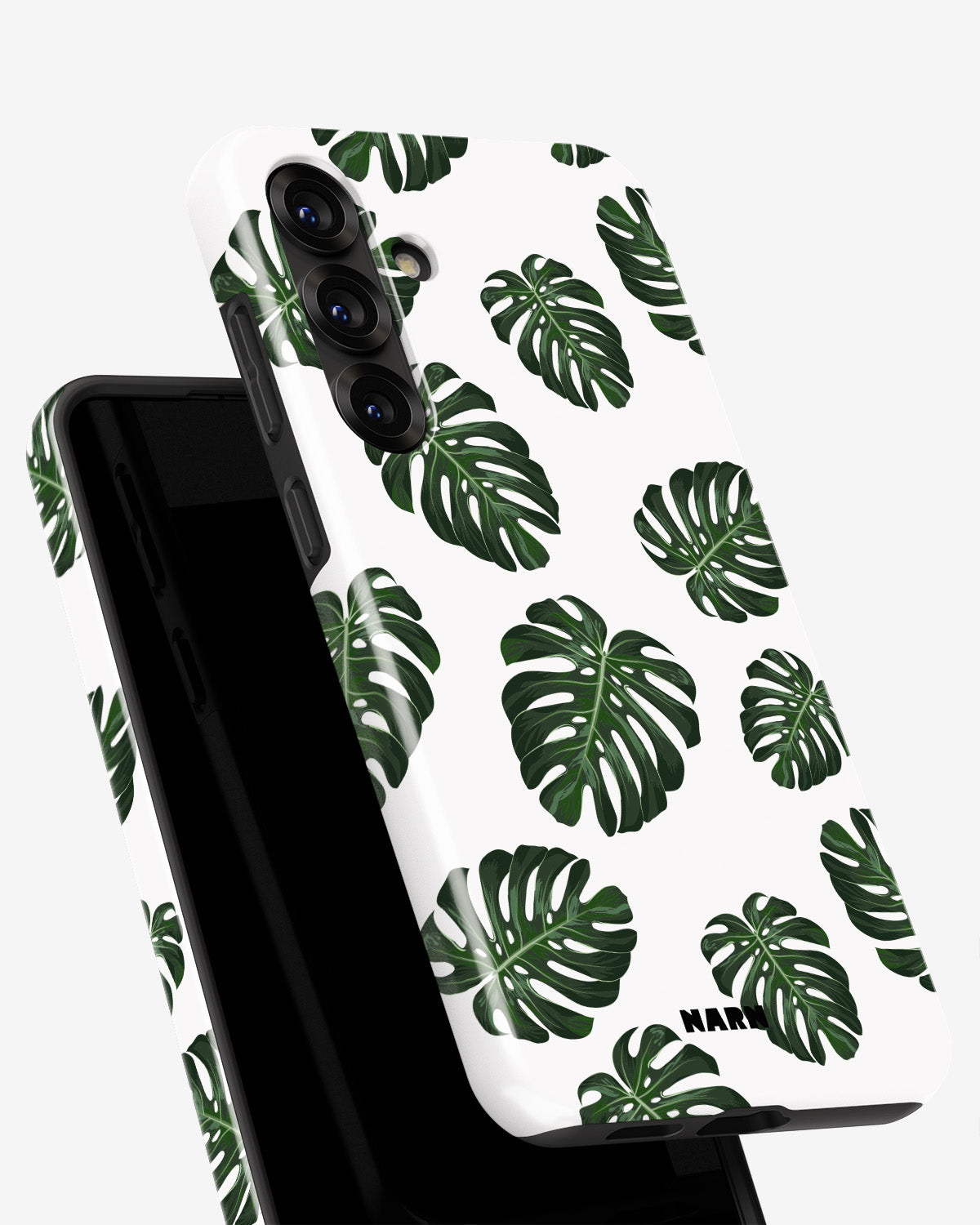 Samsung Galaxy A56 Tough Case – Monstera Pattern - View 4