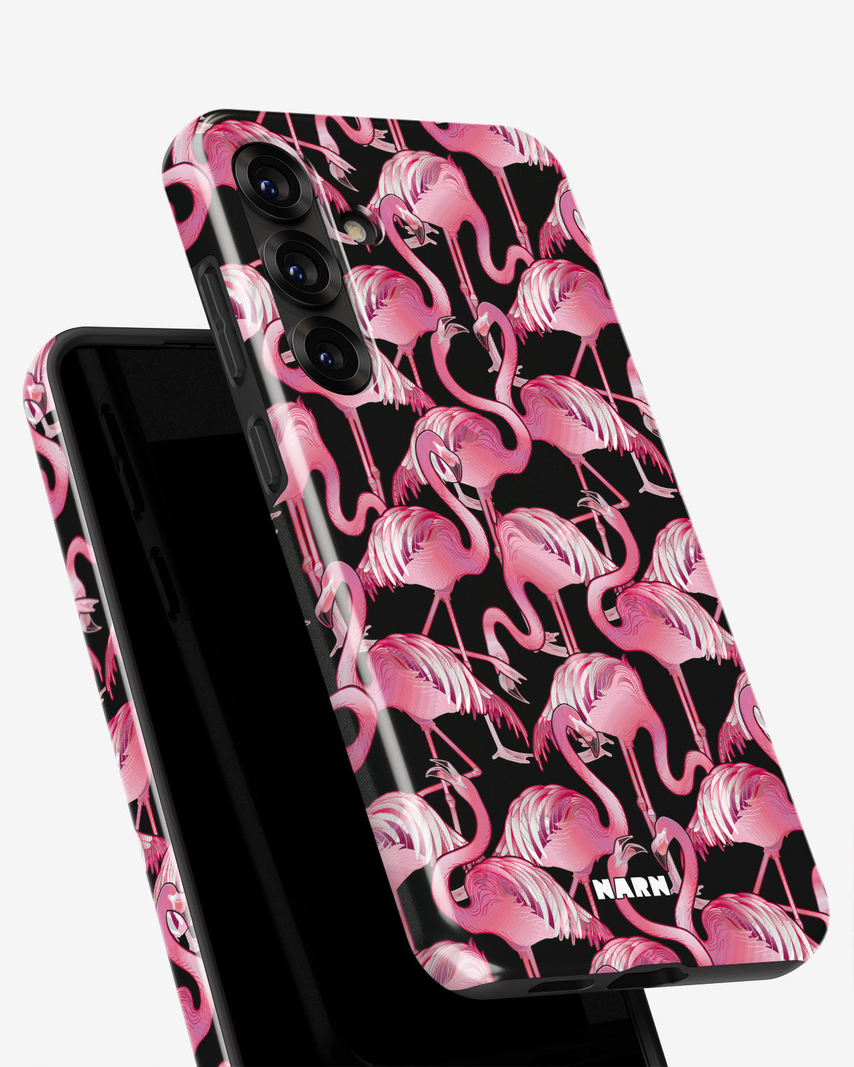 Samsung Galaxy A56 Tough Case – Flamingos - View 4