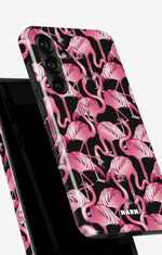 Samsung Galaxy A56 Tough Case – Flamingos - View 4