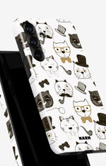 Samsung Galaxy A56 Tough Case – Cartoon Cats - View 4