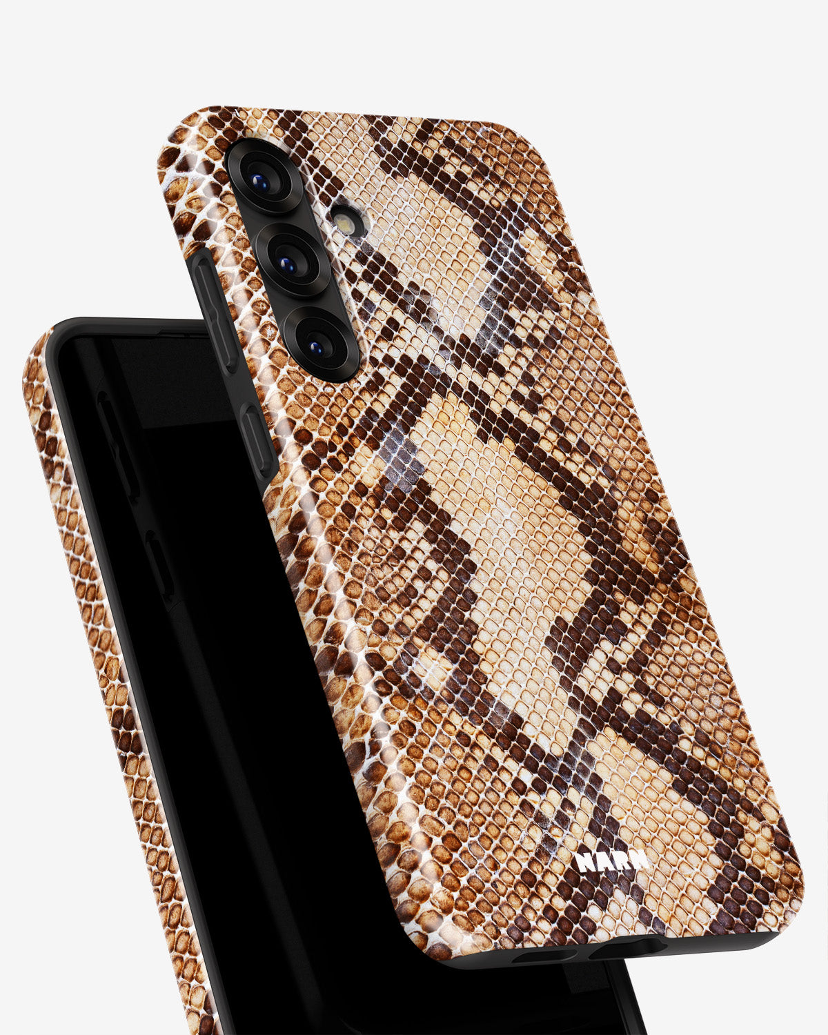 Samsung Galaxy A56 Tough Case – Brown Snakeskin - View 4