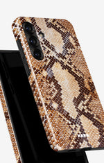 Samsung Galaxy A56 Tough Case – Brown Snakeskin - View 4