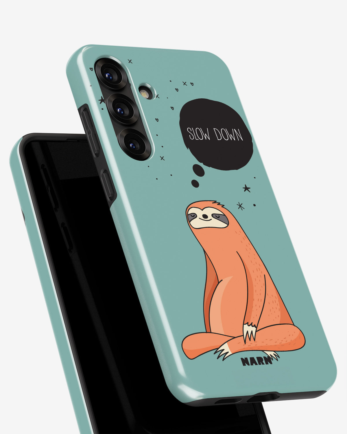 Samsung Galaxy A56 Tough Case – Slow Down Sloth - View 4