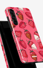 Samsung Galaxy A56 Tough Case – Strawberry Chocolate - View 4