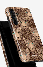 Samsung Galaxy A56 Tough Case – Leopard Gaze - View 4