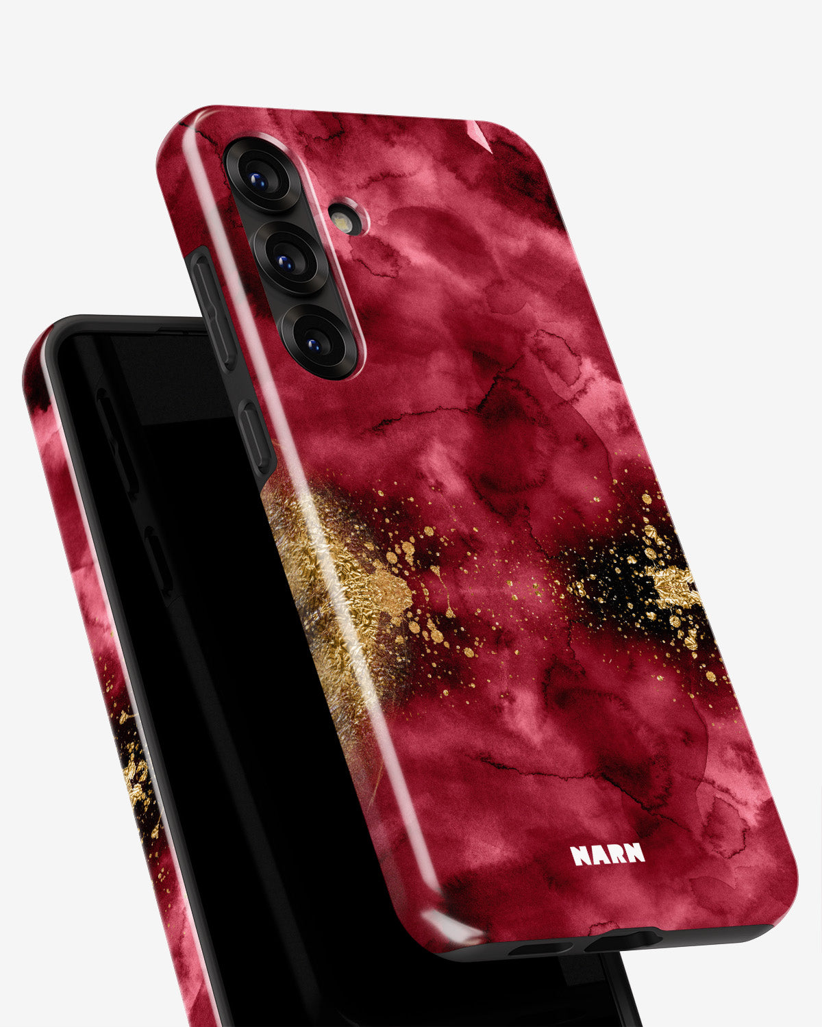 Samsung Galaxy A56 Tough Case – Burgendy Shimmer - View 4