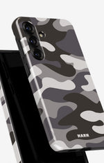 Samsung Galaxy A56 Tough Case – Grey Camo - View 4