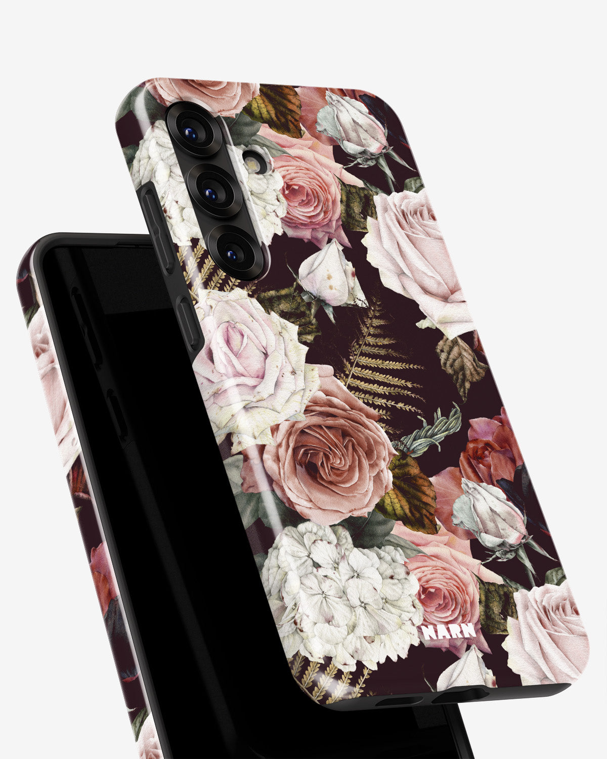 Samsung Galaxy A56 Tough Case – Midnight Roses - View 4