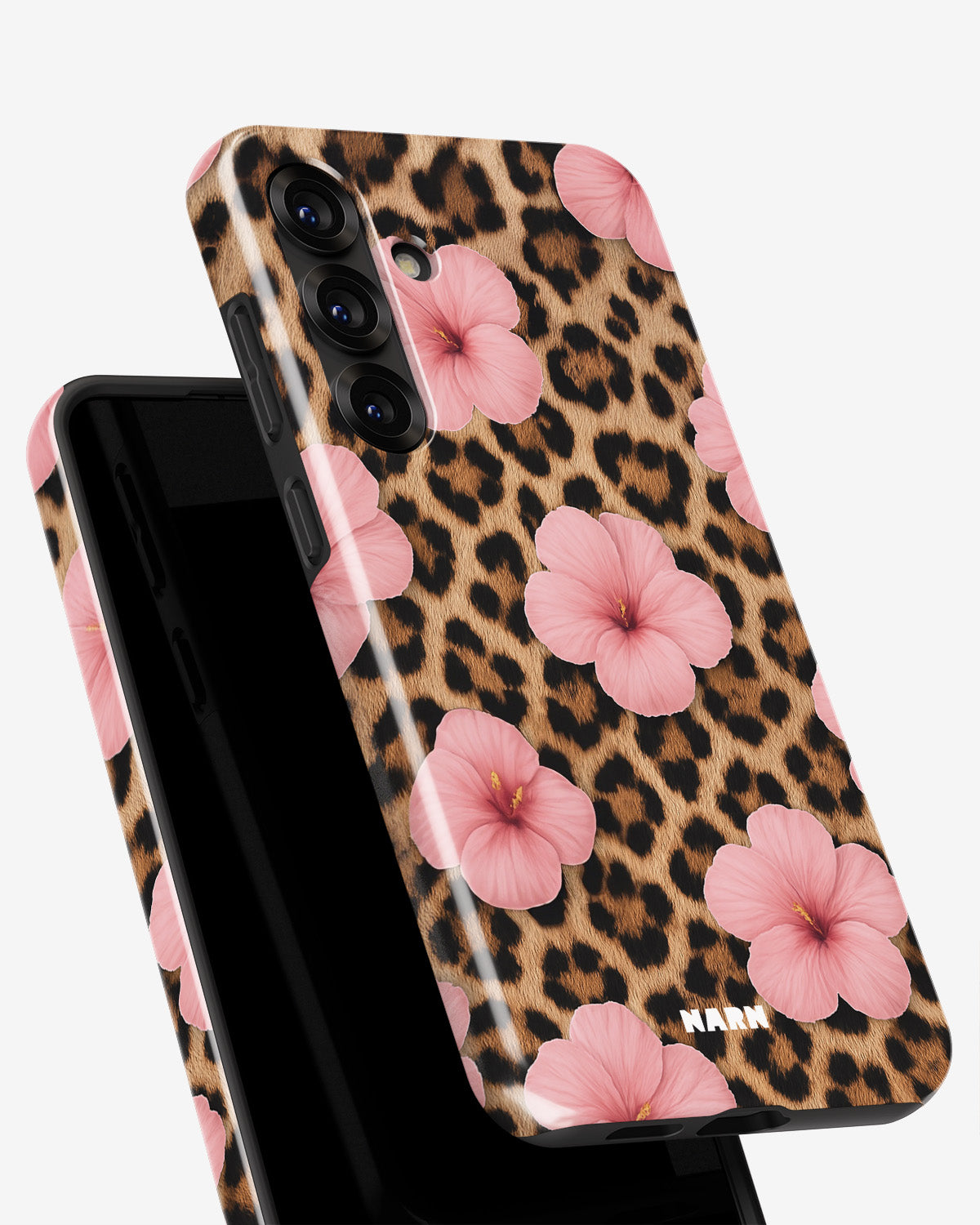 Samsung Galaxy A56 Tough Case – Leopard Flower - View 4