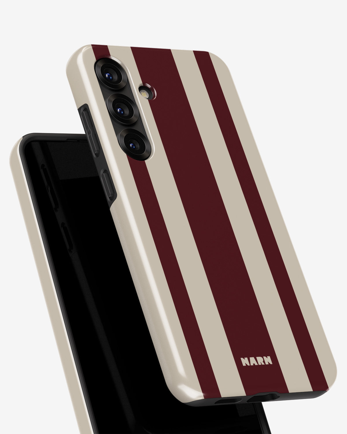 Samsung Galaxy A56 Tough Case – Bordeaux Stripe - View 4