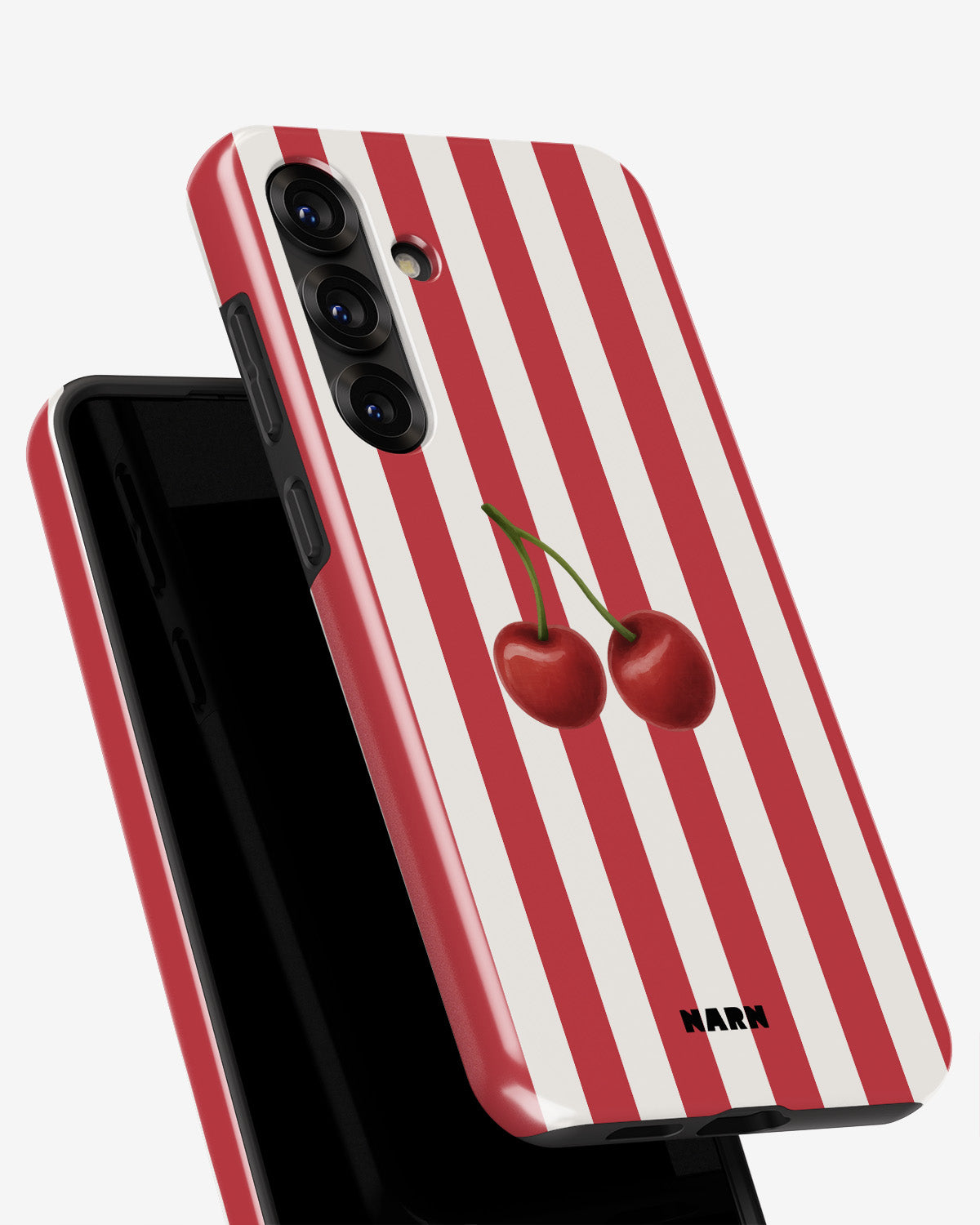 Samsung Galaxy A56 Tough Case – Cherry Stripes - View 4