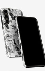 Samsung Galaxy A56 Tough Case – Black & White Bloom - View 5