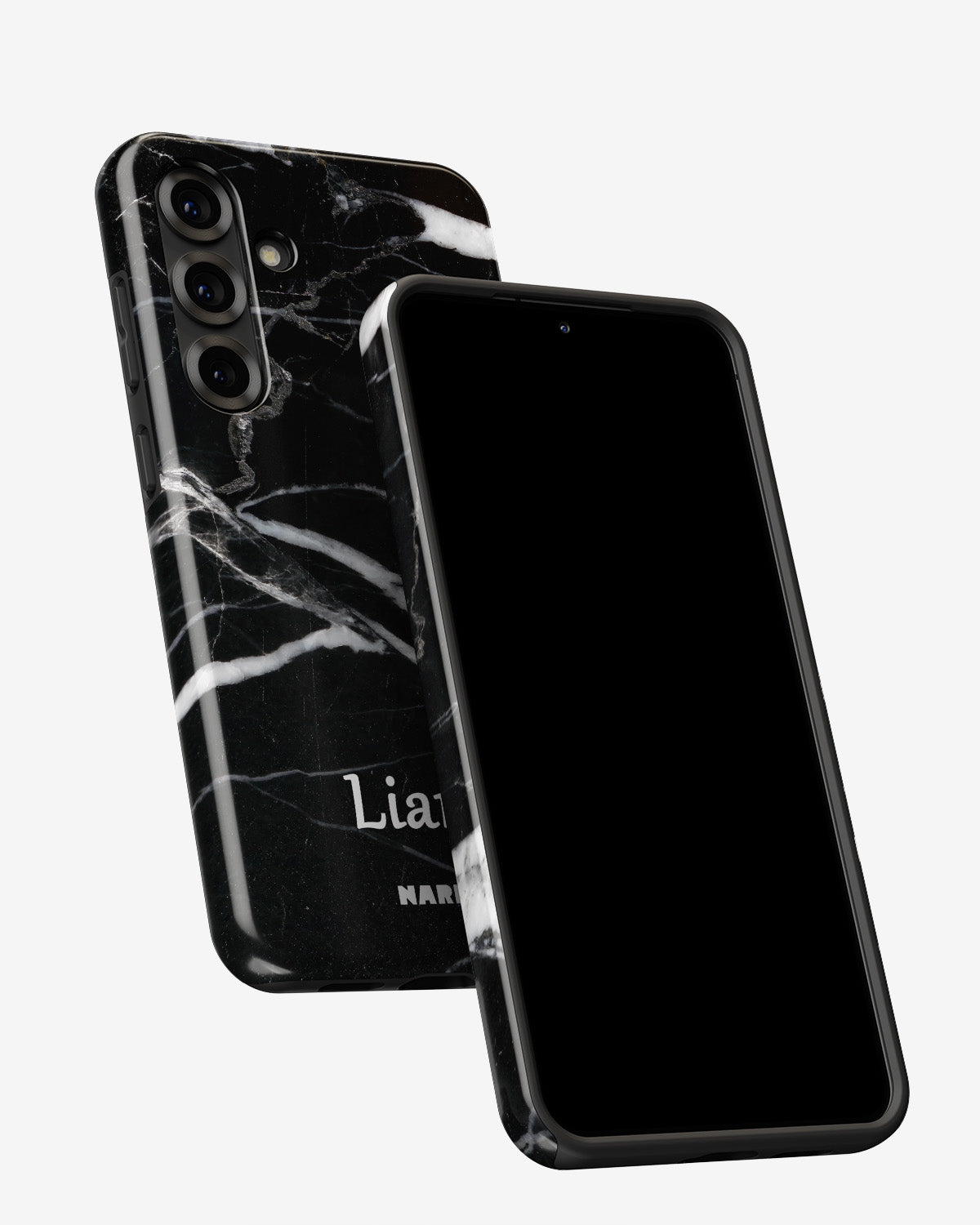 Samsung Galaxy A56 Tough Case – Custom - Black Marble - View 5