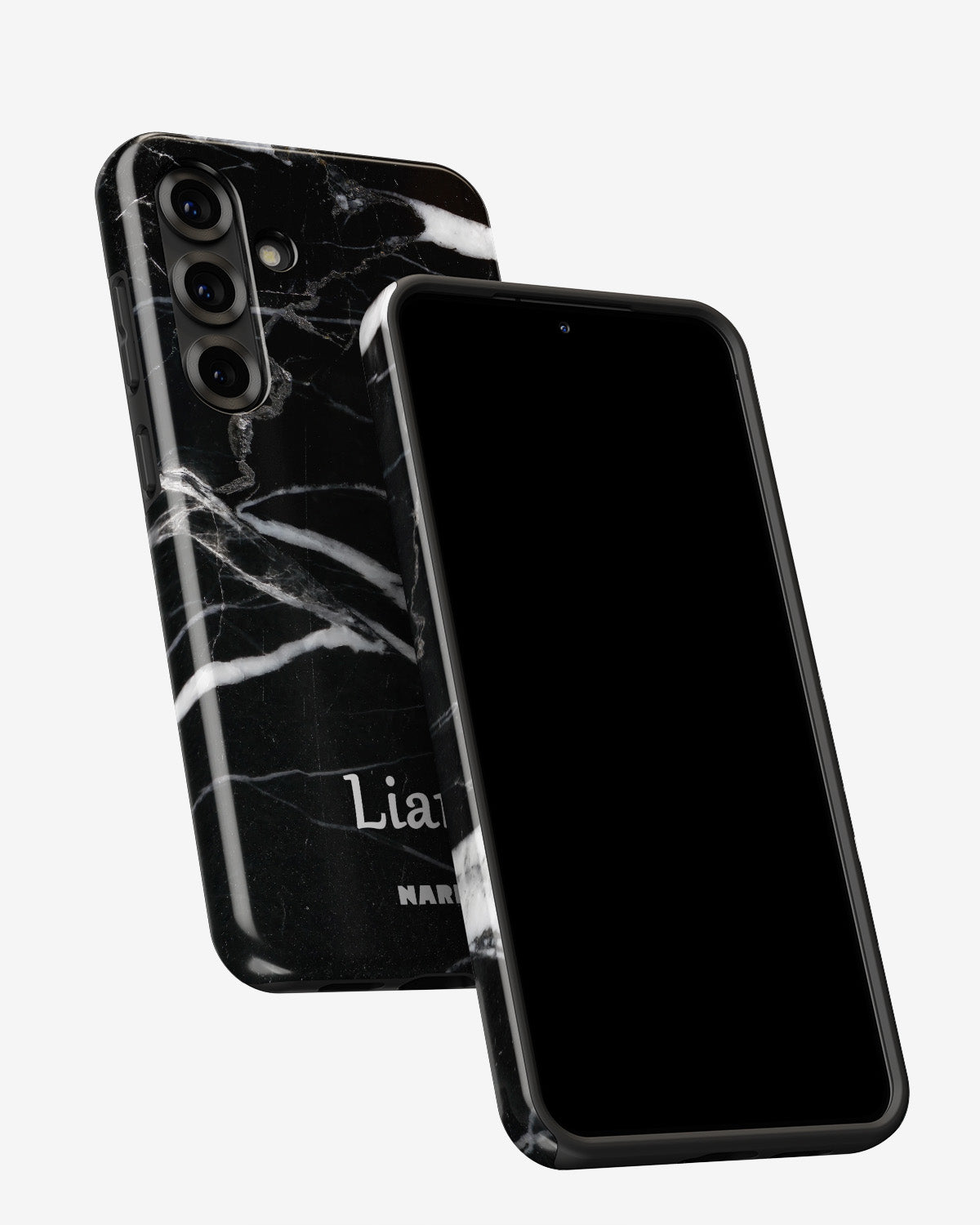 Samsung Galaxy A56 Tough Case – Custom - Black Marble - View 5
