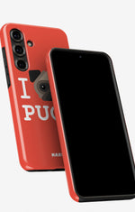 Samsung Galaxy A56 Tough Case – I Love Pugs - View 5