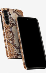 Samsung Galaxy A56 Tough Case – Brown Snakeskin - View 5