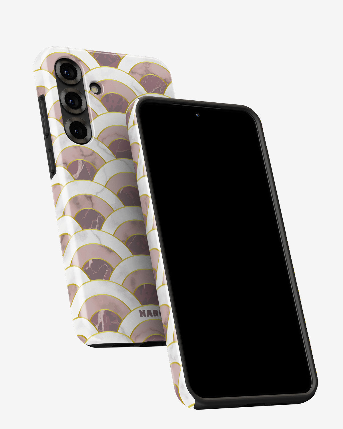 Samsung Galaxy A56 Tough Case – Pink Marble Waves - View 5
