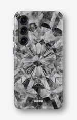 Samsung Galaxy A36 Tough Case – Grey Crystals - View 1