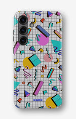 Samsung Galaxy A36 Tough Case – 80s Memphis - View 1