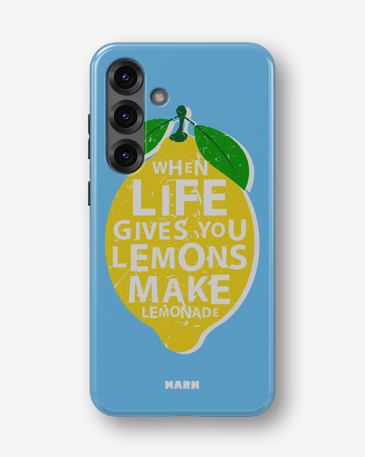 Samsung Galaxy A36 Tough Case – Lemon Quote - View 1