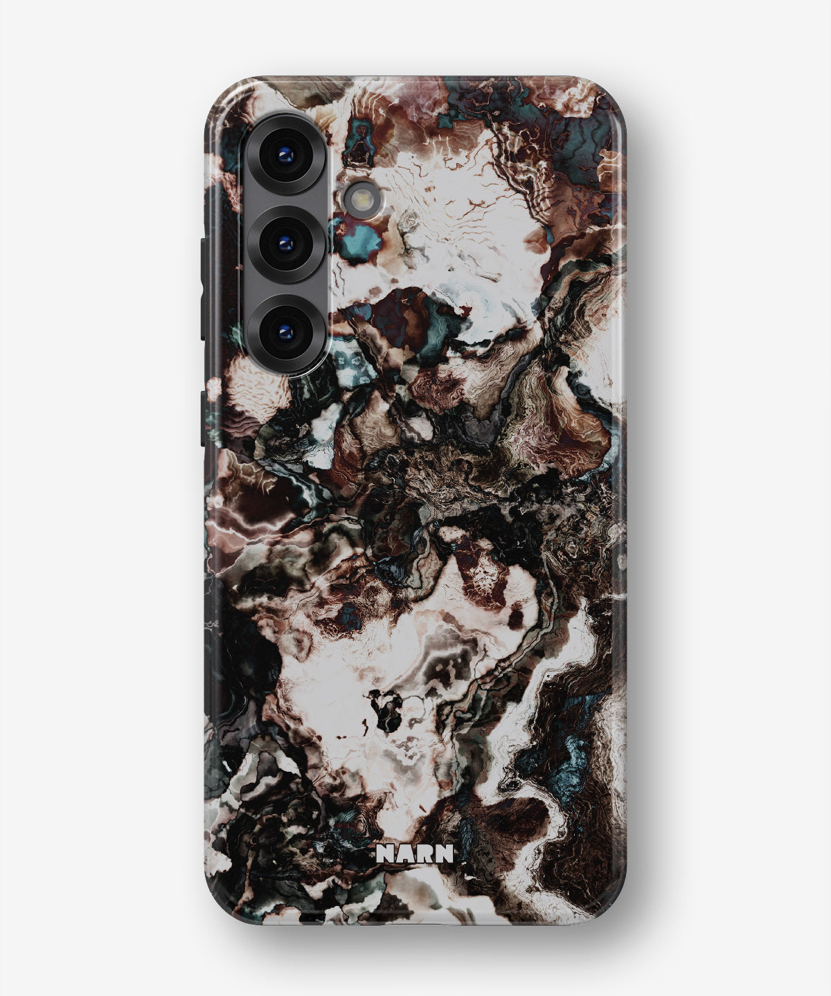 Samsung Galaxy A36 Tough Case – Marble Brown - View 1