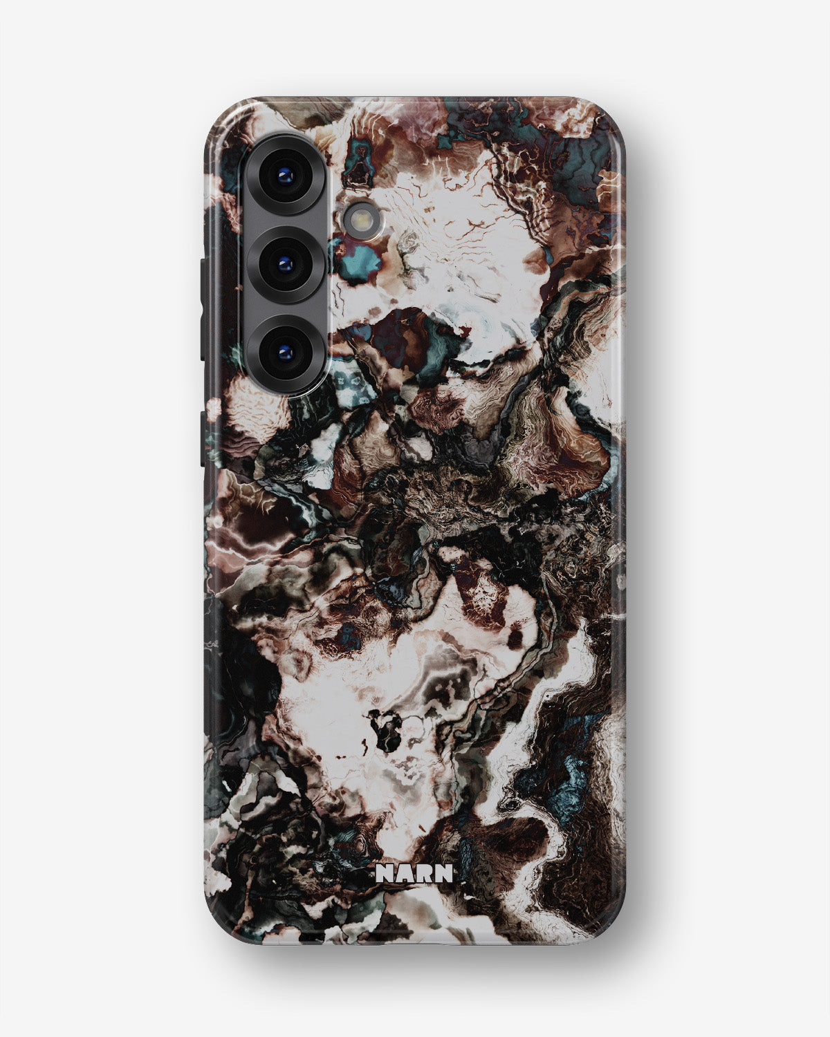 Samsung Galaxy A36 Tough Case – Marble Brown - View 1