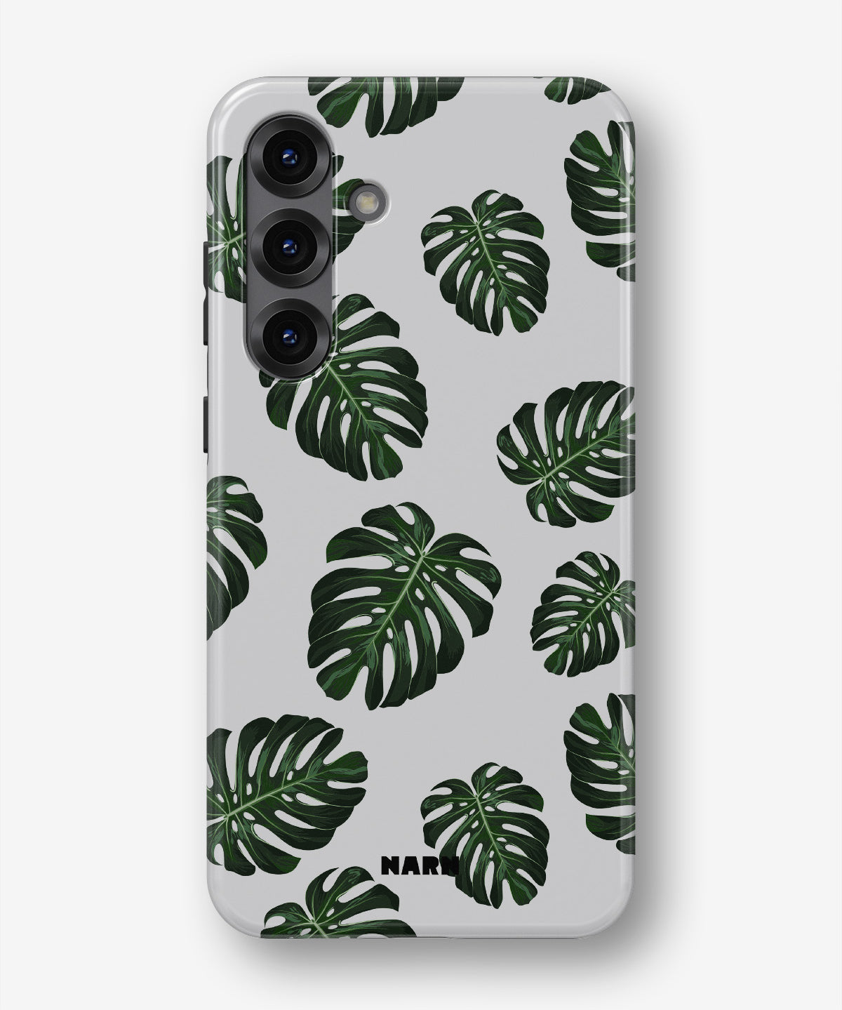 Samsung Galaxy A36 Tough Case – Monstera Pattern - View 1