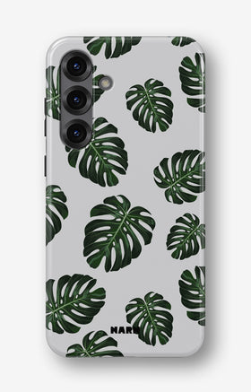 Samsung Galaxy A36 Tough Case – Monstera Pattern - View 1