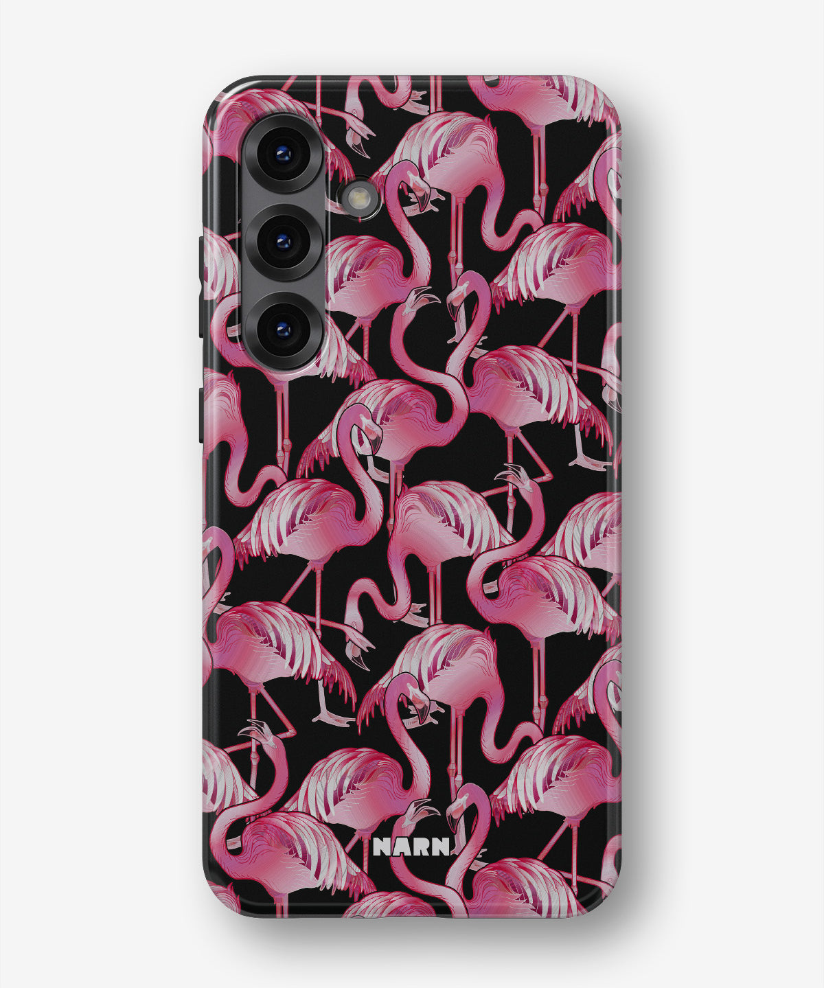 Samsung Galaxy A36 Tough Case – Flamingos - View 1