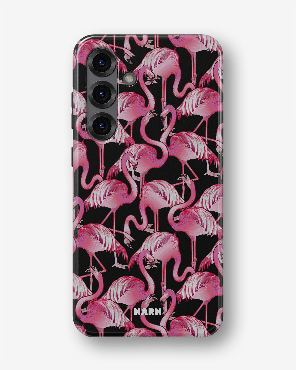 Samsung Galaxy A36 Tough Case – Flamingos - View 1