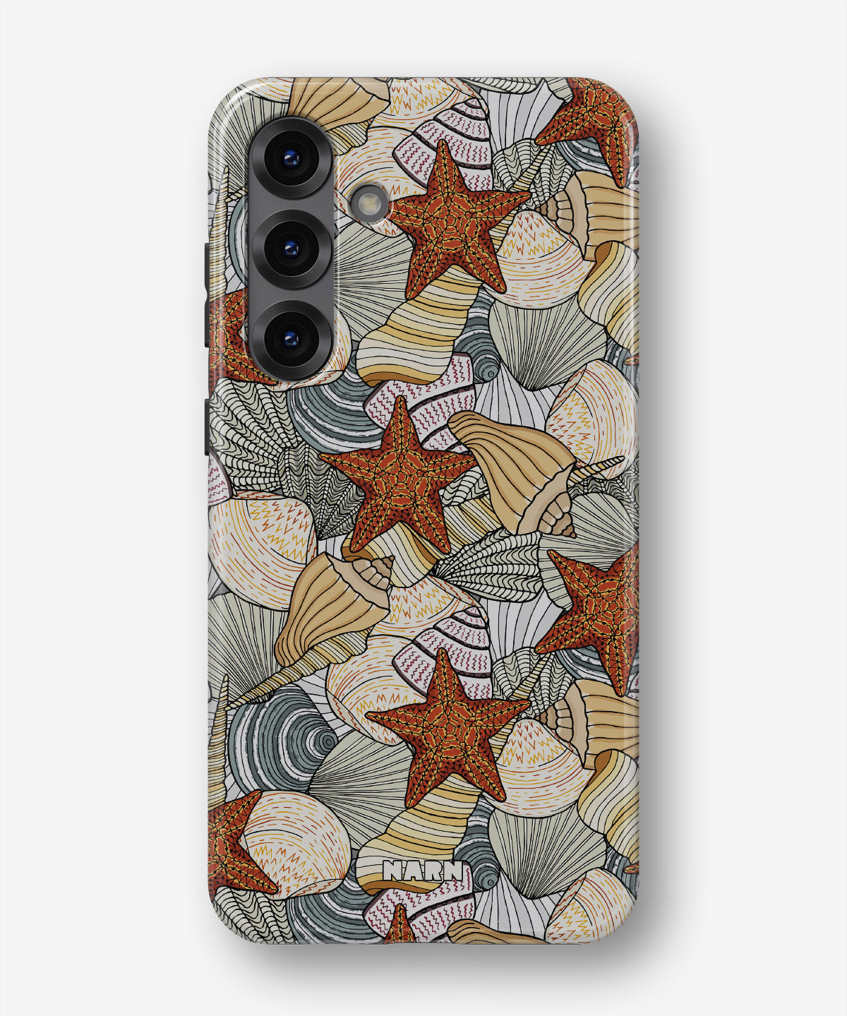 Samsung Galaxy A36 Tough Case – Sea Shells - View 1
