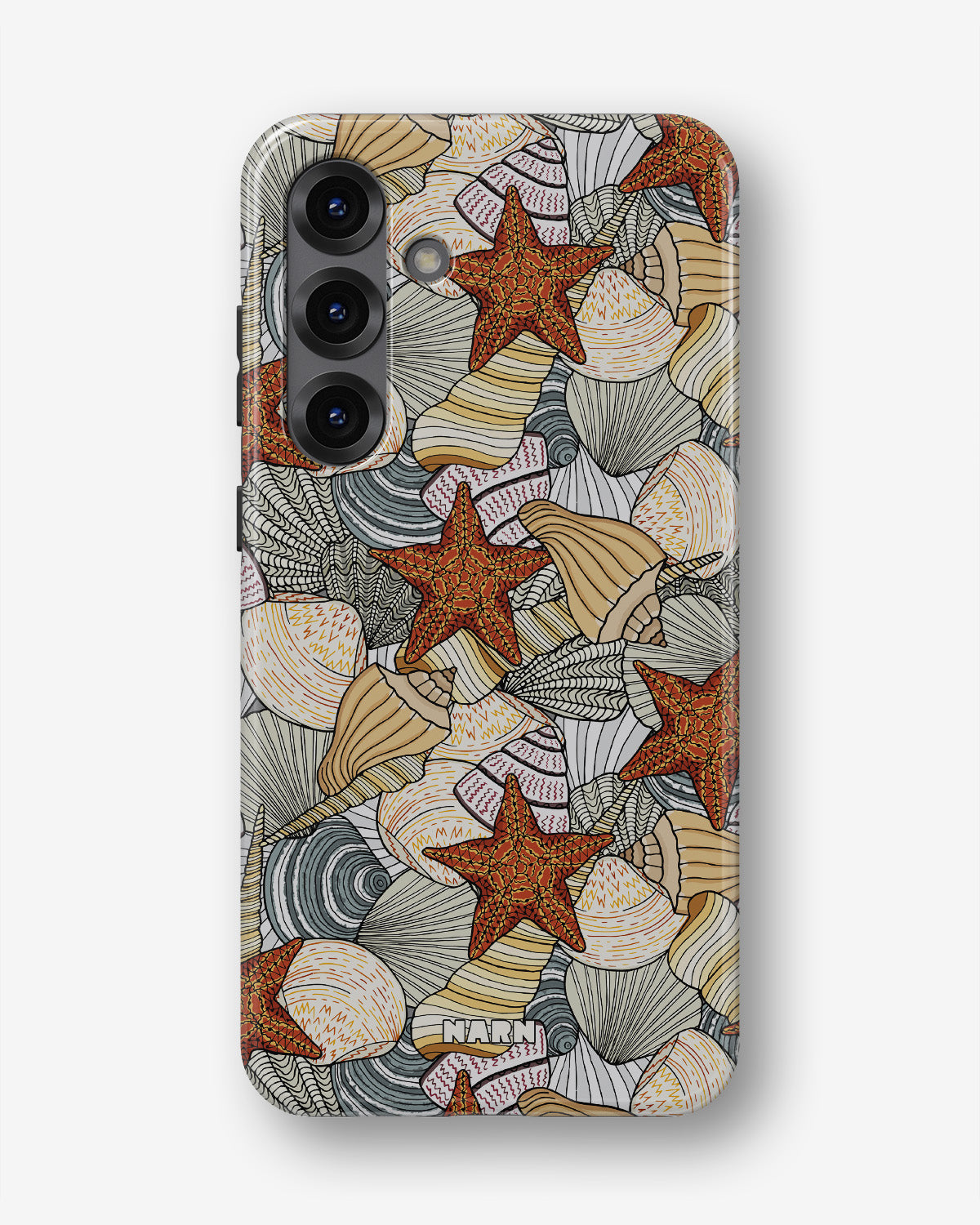 Samsung Galaxy A36 Tough Case – Sea Shells - View 1