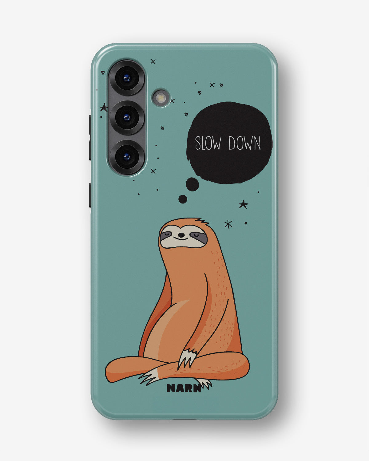 Samsung Galaxy A36 Tough Case – Slow Down Sloth - View 1